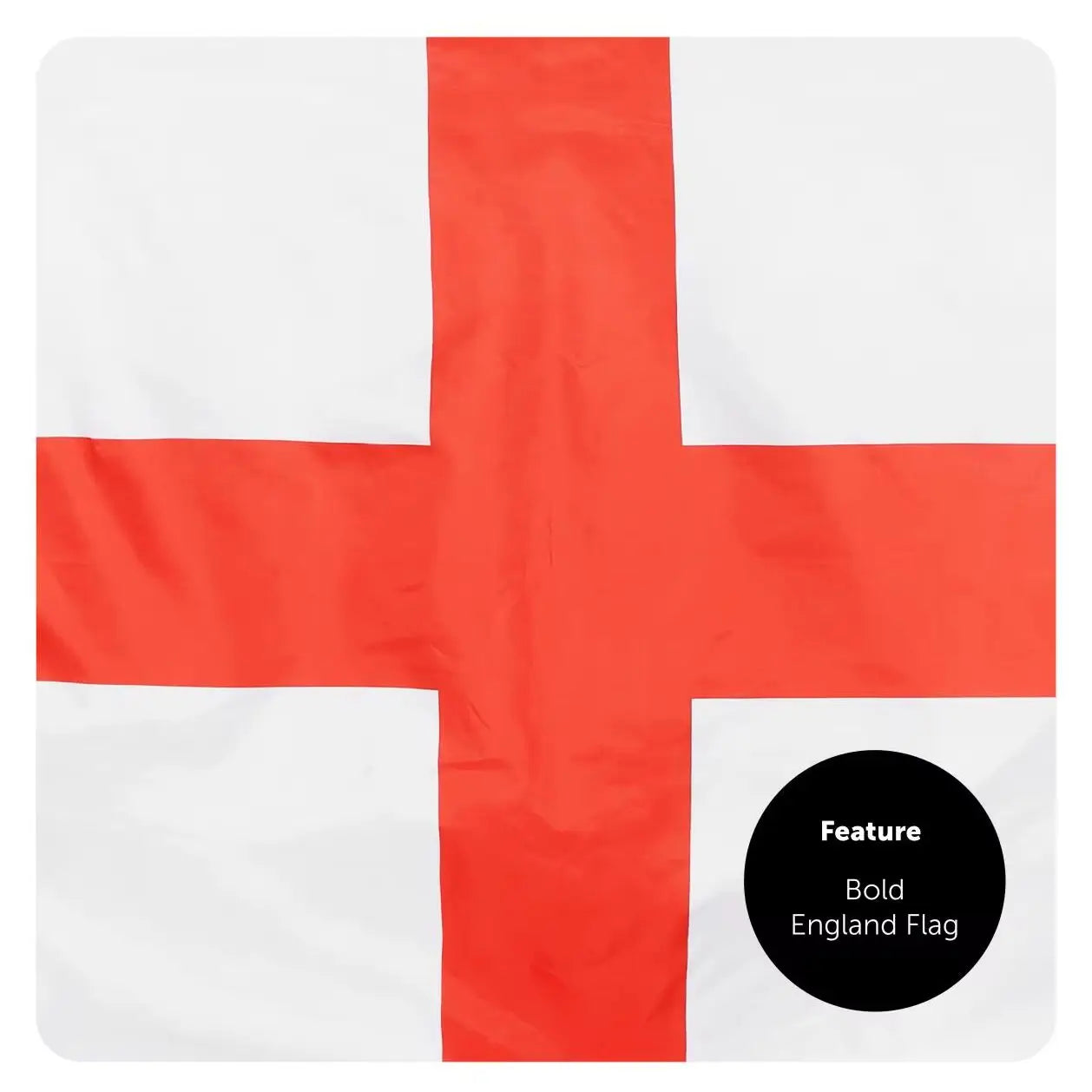 Large England Flag 5×3 ft – St. George’s Day & Euros Football Supporter Banner for Indoor & Outdoor