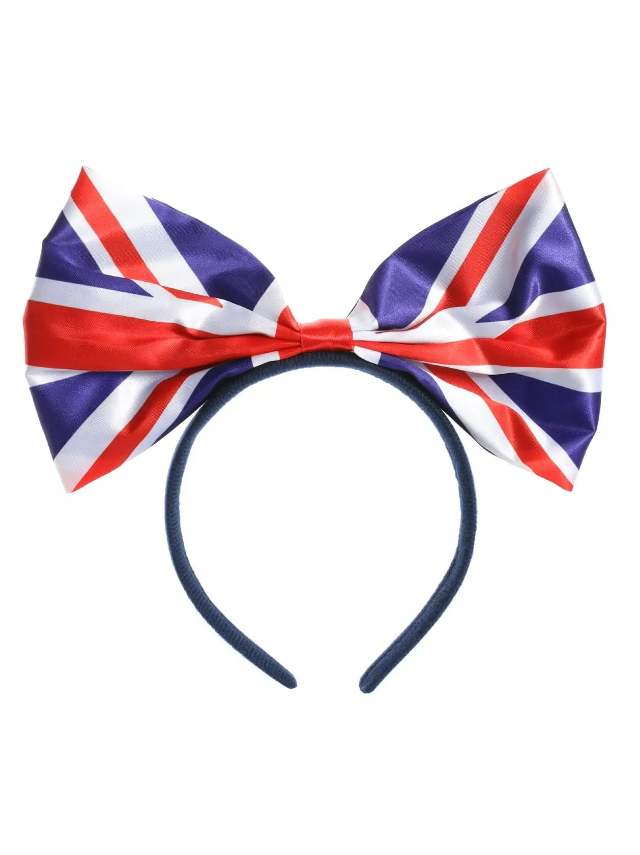 Union Jack Bow Headband – 1940s-Inspired Hair Accessory Multipack for VE Day & British Celebrations