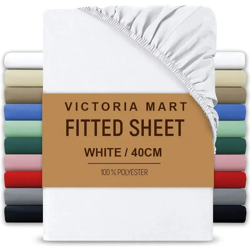Extra Deep Microfibre Fitted Sheet 40cm Pocket Sage Green Bedding
