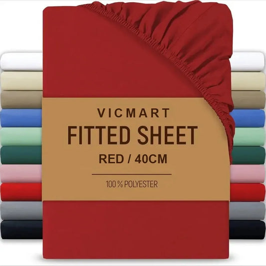 Extra Deep Microfibre Fitted Sheet 40cm Pocket Sage Green Bedding