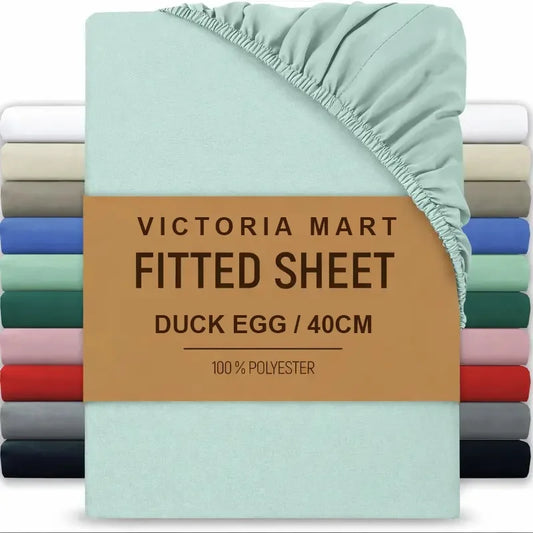 Extra Deep Microfibre Fitted Sheet 40cm Pocket Sage Green Bedding
