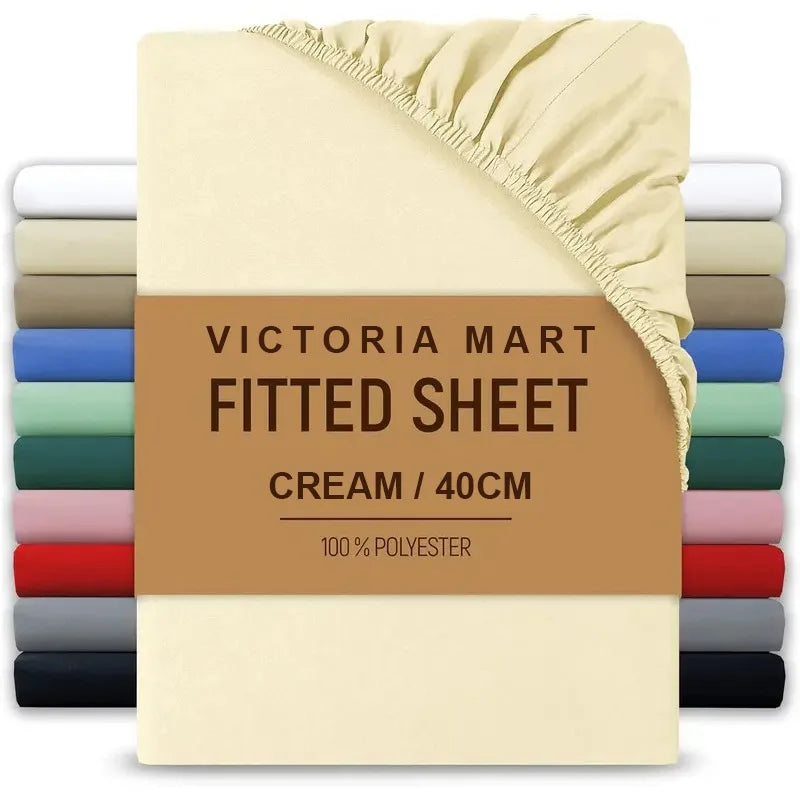 Extra Deep Microfibre Fitted Sheet 40cm Pocket Sage Green Bedding