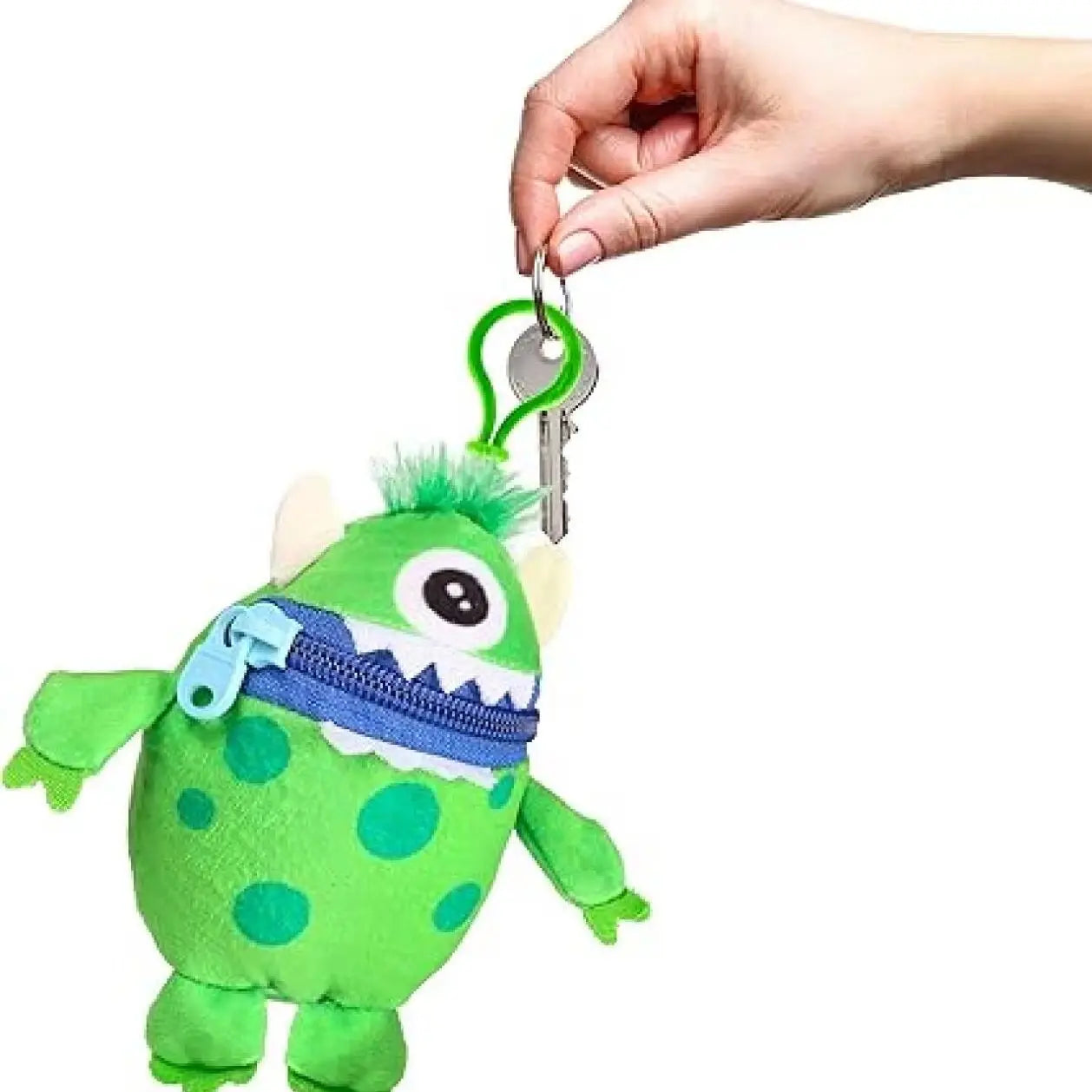 Worry Yummy Monster Keyring Pack – 4 Soft Toys (13 cm) for Kids, Anxiety & Stress Relief