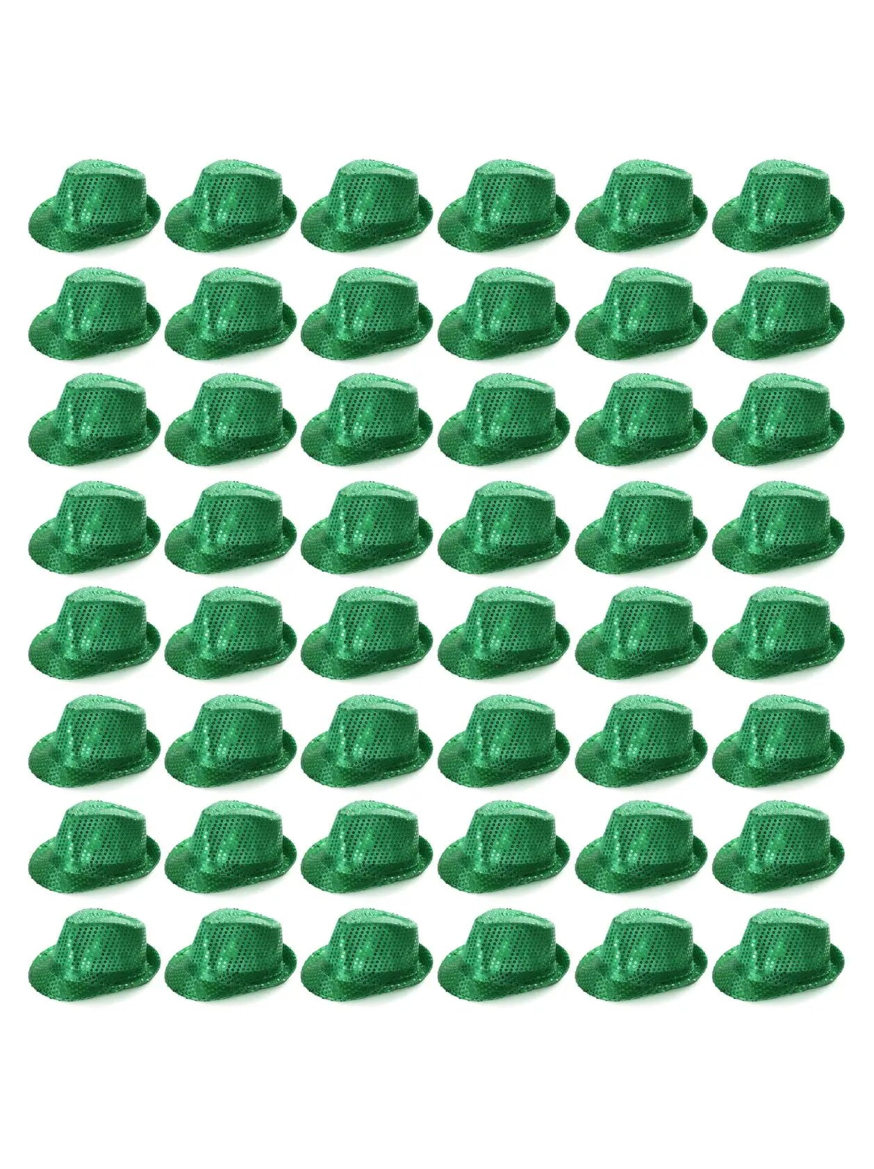 Irish Green Sequin Trilby Hat – Sparkly Fedora for St Patrick’s Day & Ireland Celebrations