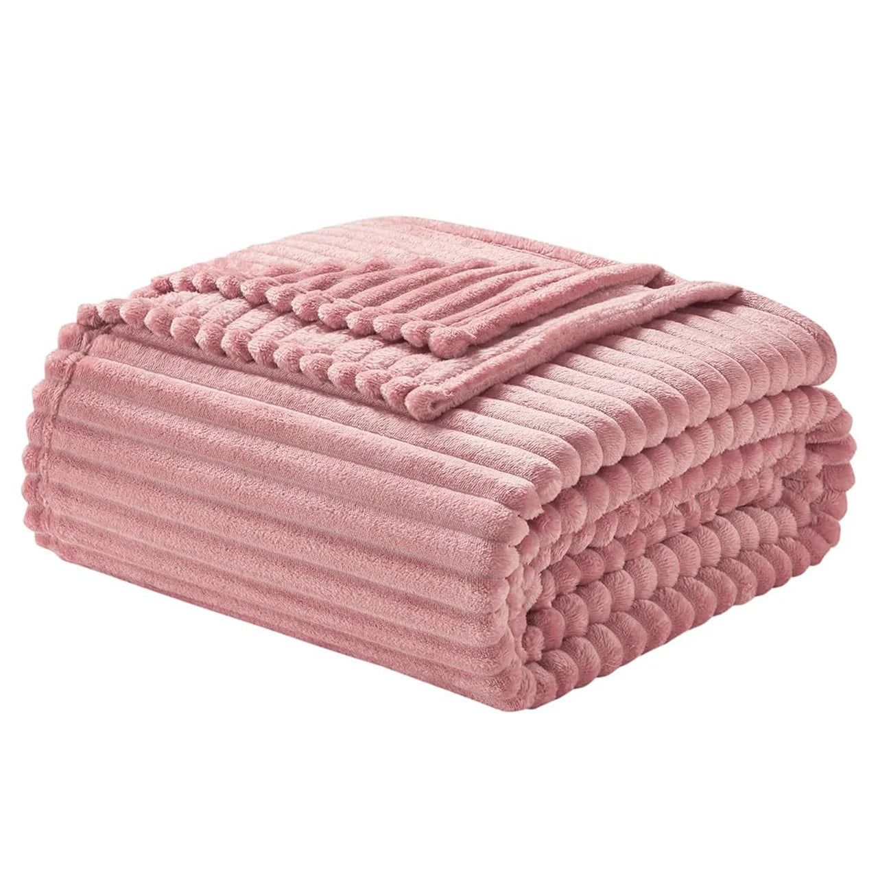 Soft White Fleece Throw Blanket Cozy Lightweight Couch Blanket Gift