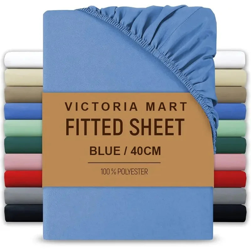 Extra Deep Microfibre Fitted Sheet 40cm Pocket Sage Green Bedding