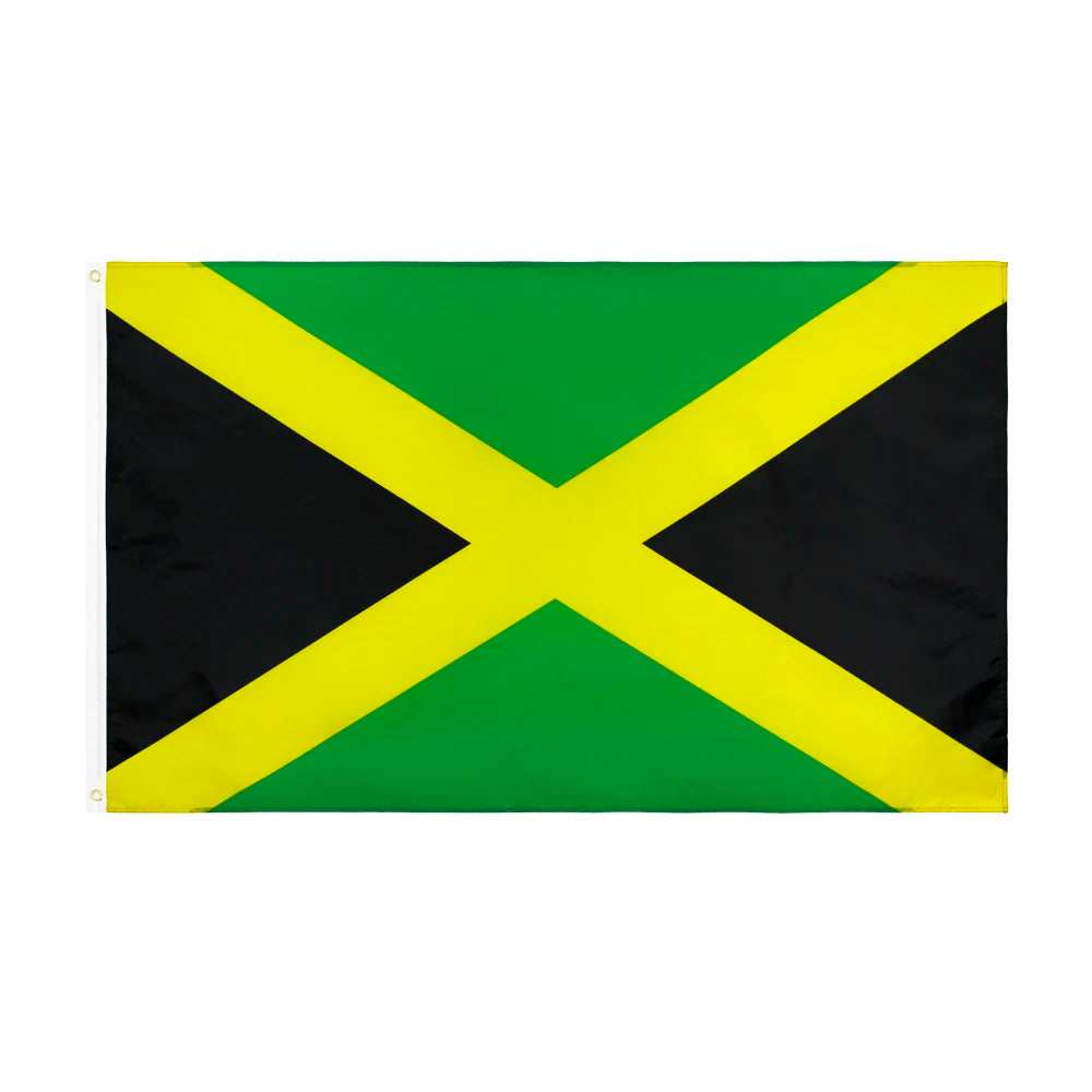 3x5ft Jam JM Jamaica Flag - Jamaican National Polyester Banner