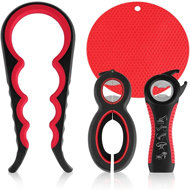 Multifunction Aluminium Alloy Can Bottle Jar Opener Eco Friendly Tool