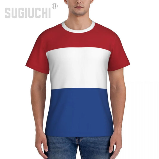 Netherlands Flag 3D Sports T-Shirt – Men & Women Soccer Fan Tee