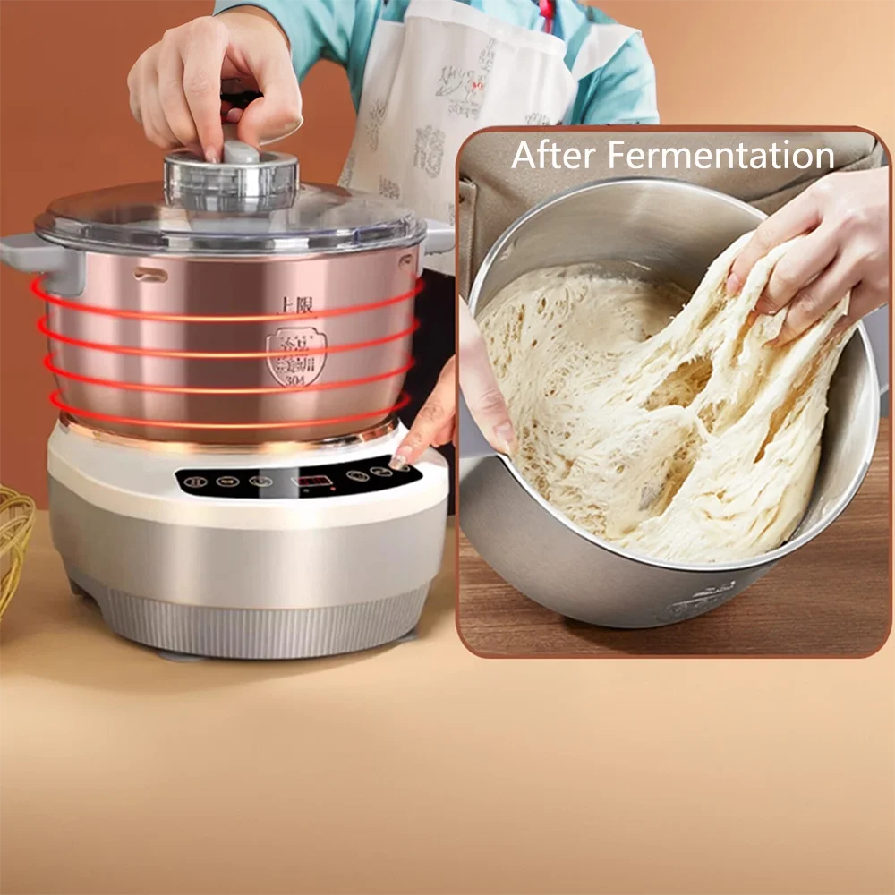200W Electric Dough Mixer Stand Kneading Machine 5L/7L Stainless Bowl