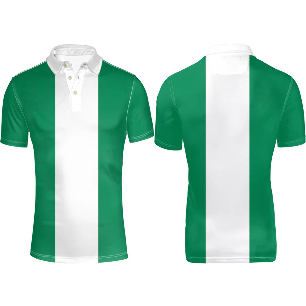 Nigeria Flag & Team Logo T-Shirt – Lapel Flag Travel Tee