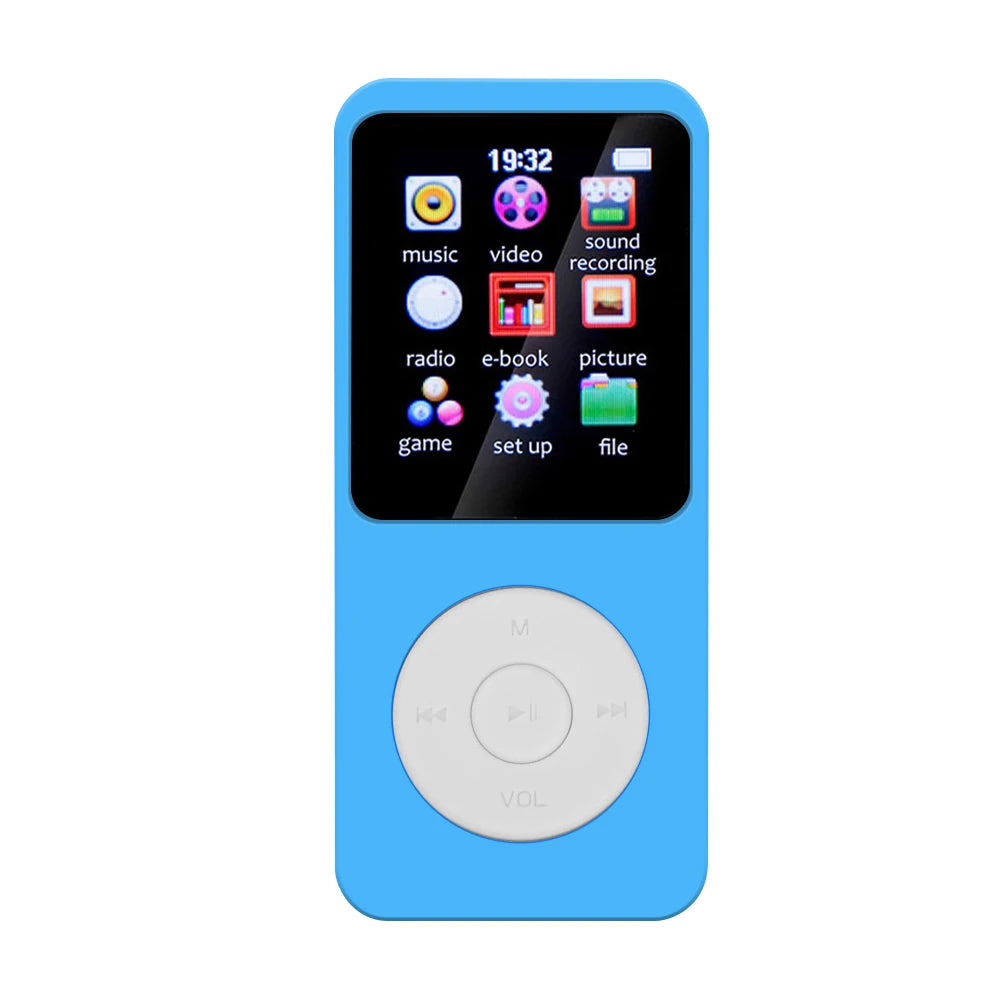 Bluetooth 5.0 MP3 Player with Speaker, FM Radio & Recording
