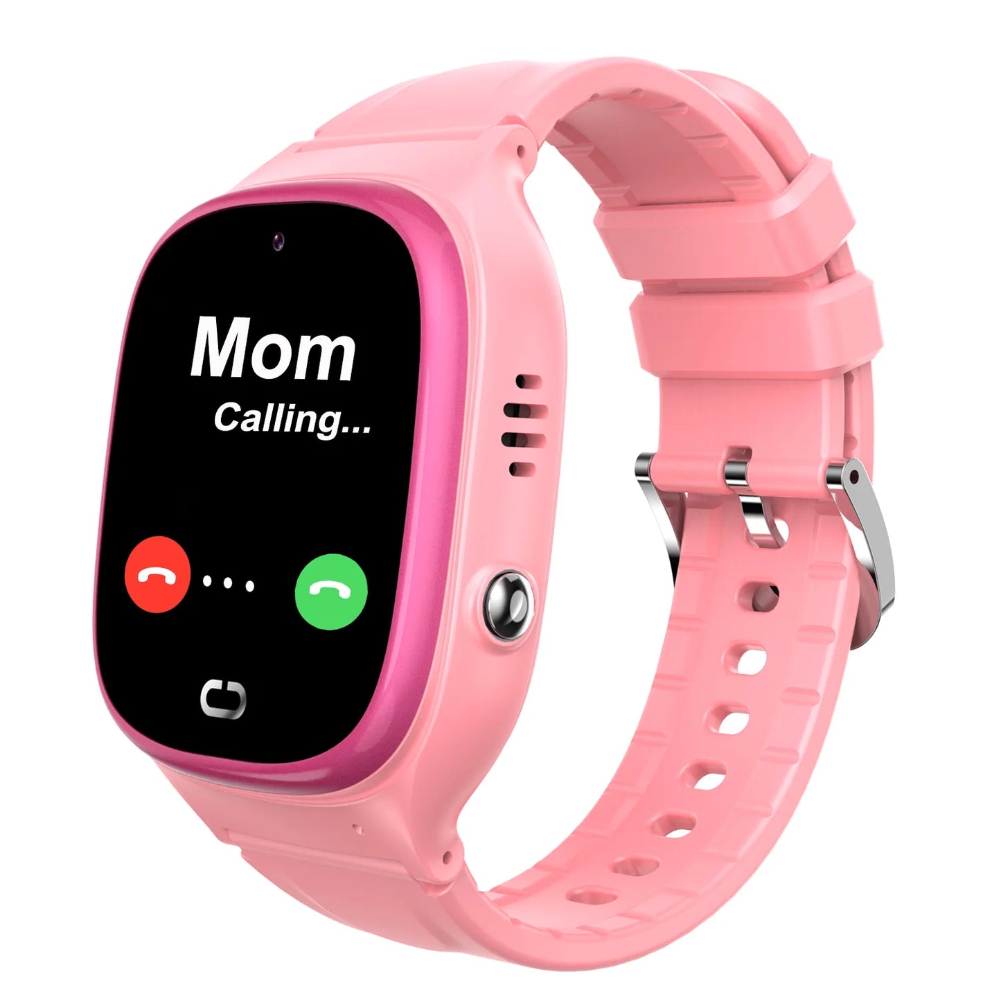 Kids Smart Watch Dual Display GPS Digital SIM Card Support Silicone Strap