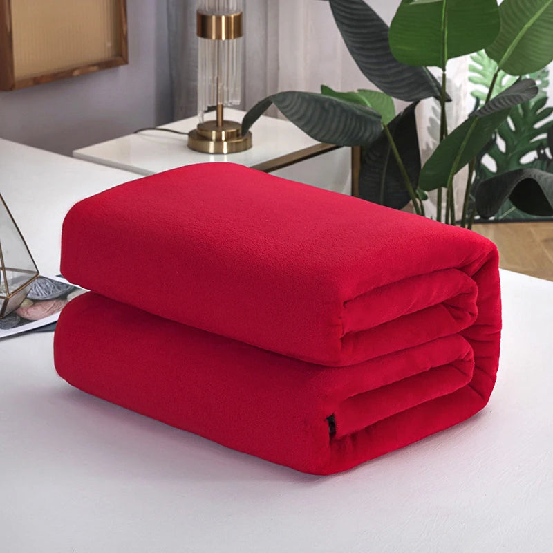 Ultra Soft Mink Velvet Blanket Thick Cloud Bed Throw Cozy Bedding