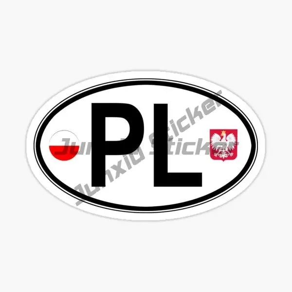 Poland Eagle Flag Skull Stickers - Vinyl Decals for Car, Laptop, Motorcycle & Bike