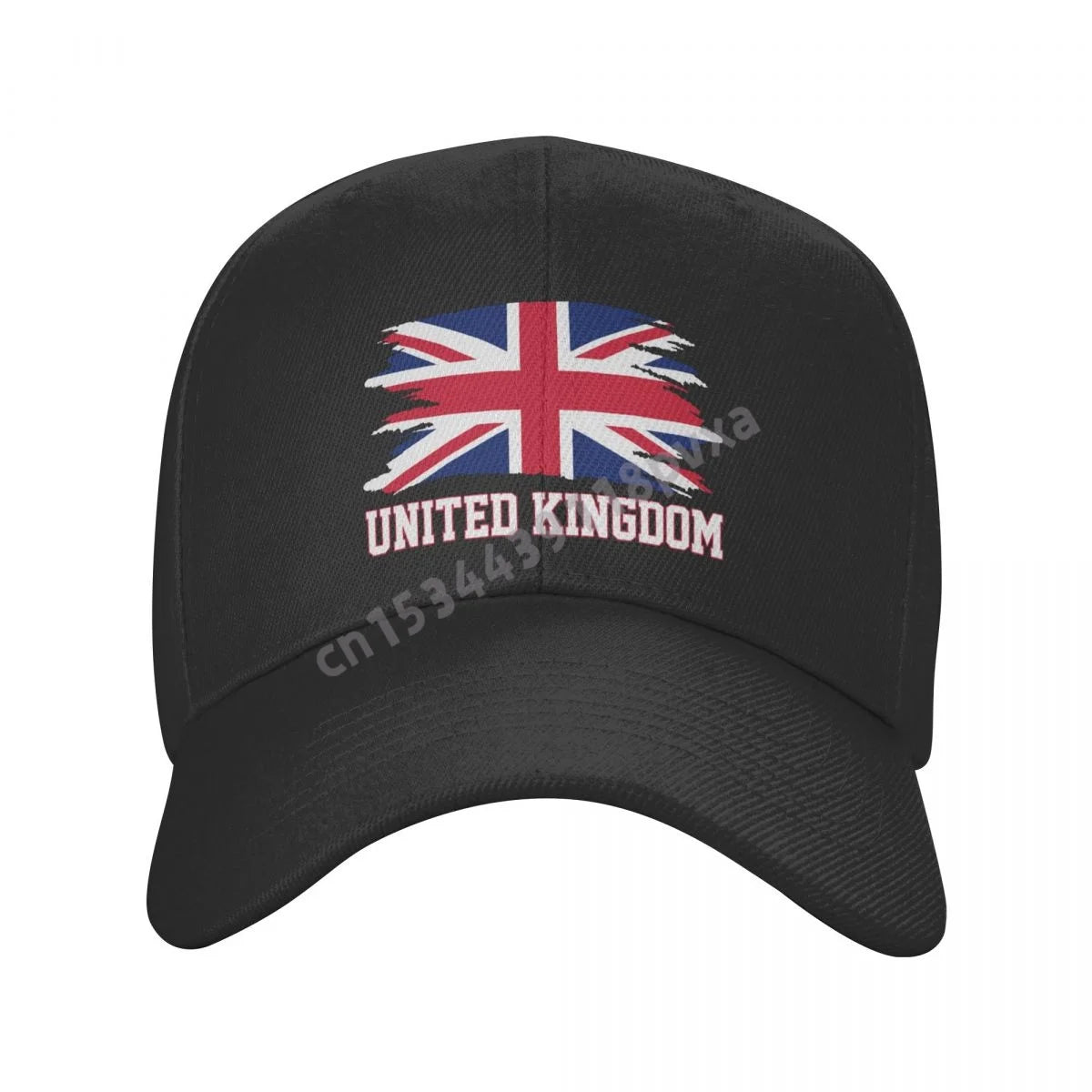 UK Flag Baseball Cap Adjustable Cotton Unisex Casual Outdoor Hat