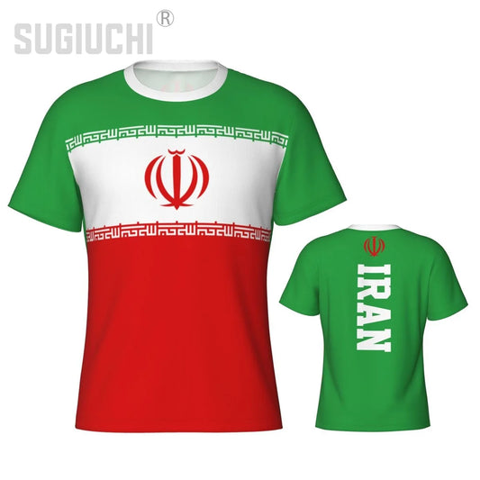 Tight Iran Flag 3D Sports T‑Shirt – Unisex Soccer & Football Jersey Tee
