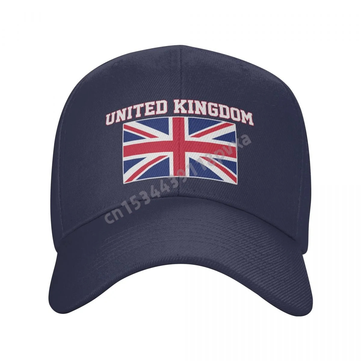 UK Flag Baseball Cap Adjustable Cotton Unisex Casual Outdoor Hat