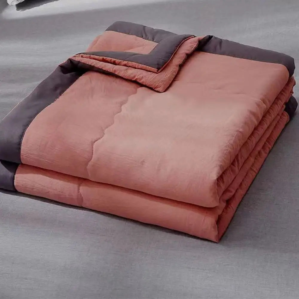 Cooling Summer Blanket Breathable Cotton Lightweight Cold Effect Quilt