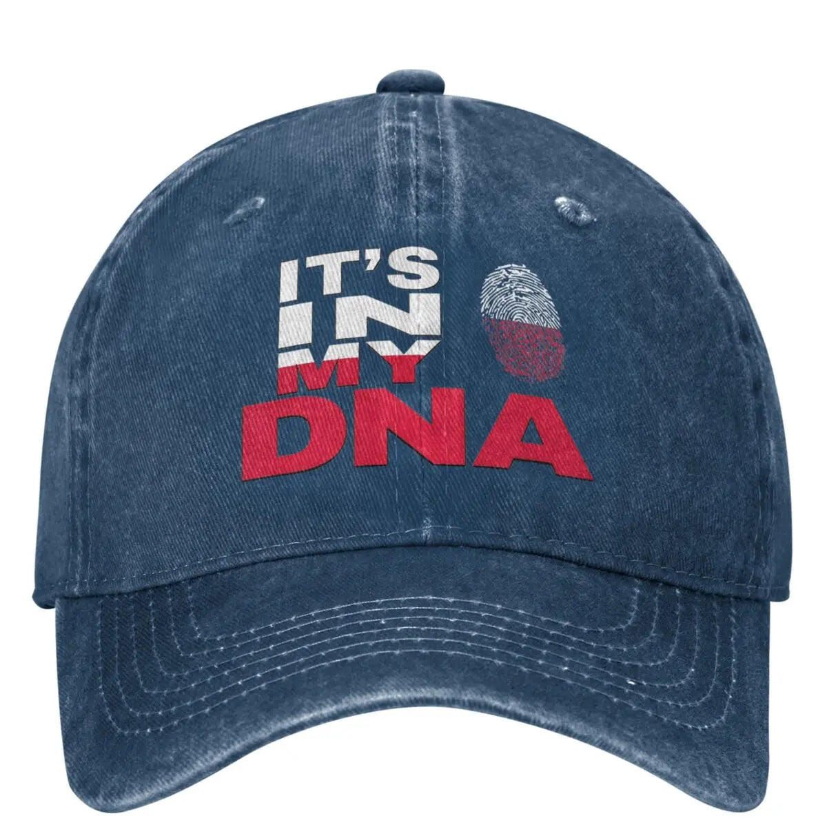Poland Is In My DNA Baseball Cap - Polish Flag Trucker Hat for Men & Women