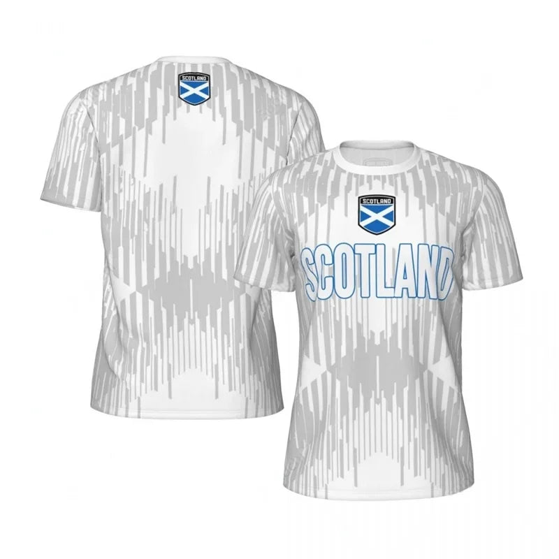 Scotland Football T-Shirt - Men’s 3D Printed Soccer Short Sleeve Oversized Summer Tee