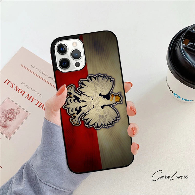 Poland Flag Phone Case - Protective Cover for iPhone 12–17 Series & iPhone Air