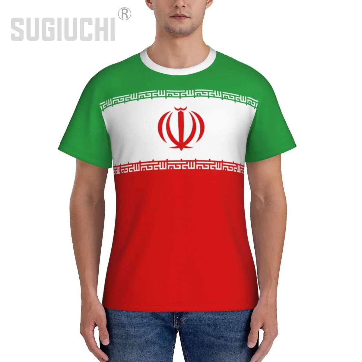 Tight Iran Flag 3D Sports T‑Shirt – Unisex Soccer & Football Jersey Tee