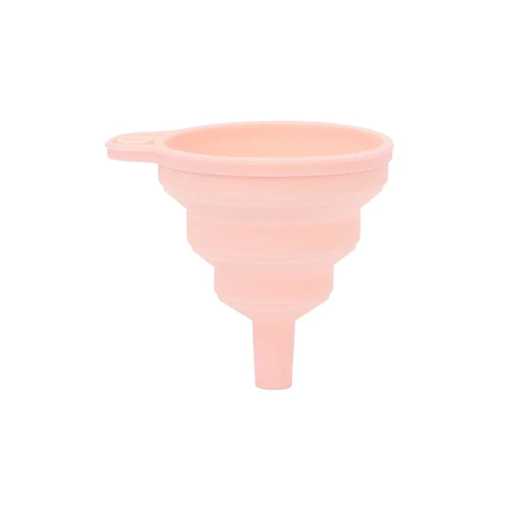 Collapsible Silicone Car Funnel Heat Resistant Foldable Oil Liquid Tool