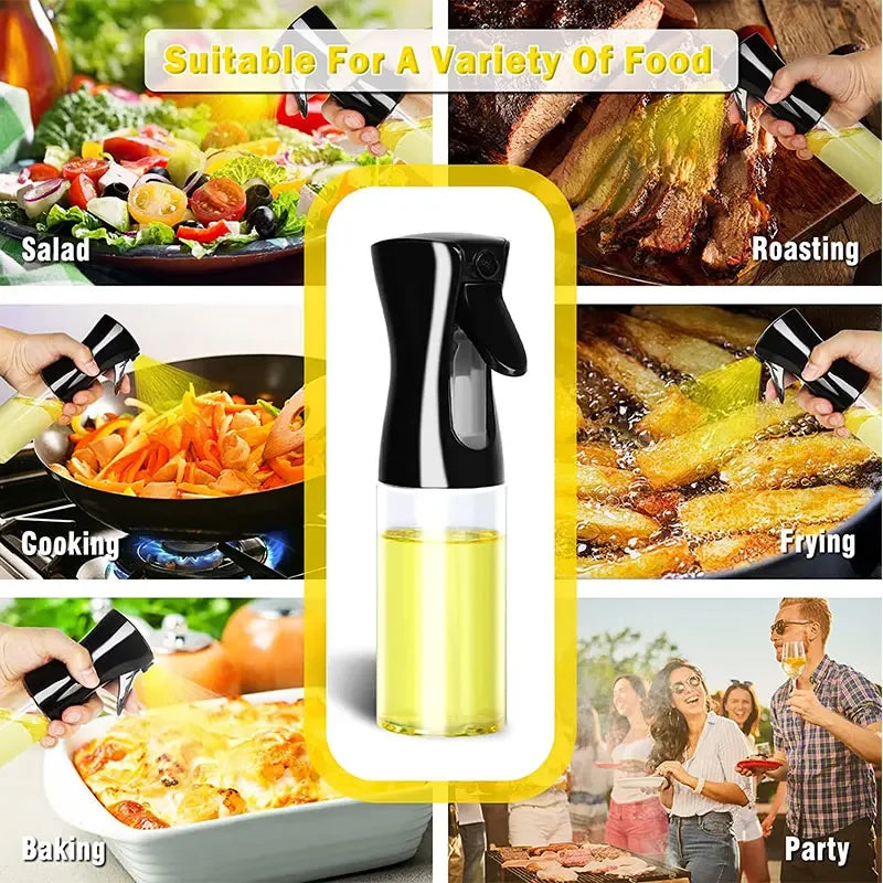 Oil Spray Bottle Cooking Mist Sprayer BBQ Olive Oil Kitchen Dispenser