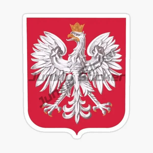 Poland Eagle Flag Skull Stickers - Vinyl Decals for Car, Laptop, Motorcycle & Bike