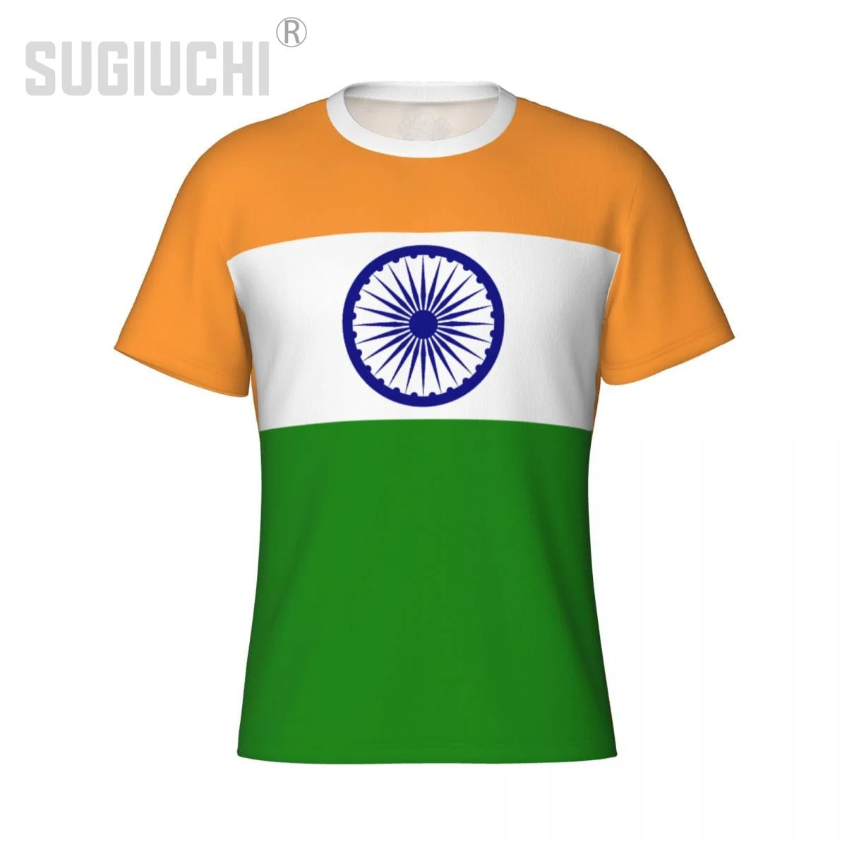 India Flag 3D Sports T-Shirt - Patriotic Soccer & Football Jersey for Men & Women