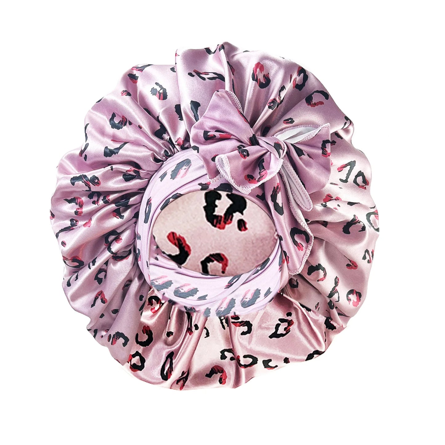 Ladies Knot Scarf Flat Cap – Printed Short Brim Casual Hat for Couples, All-Season Travel Wear