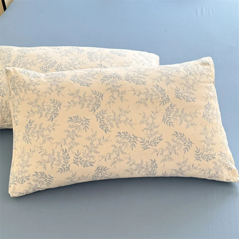 Bonenjoy Floral Duvet Cover Set 3pcs Soft Polyester Bedding Set