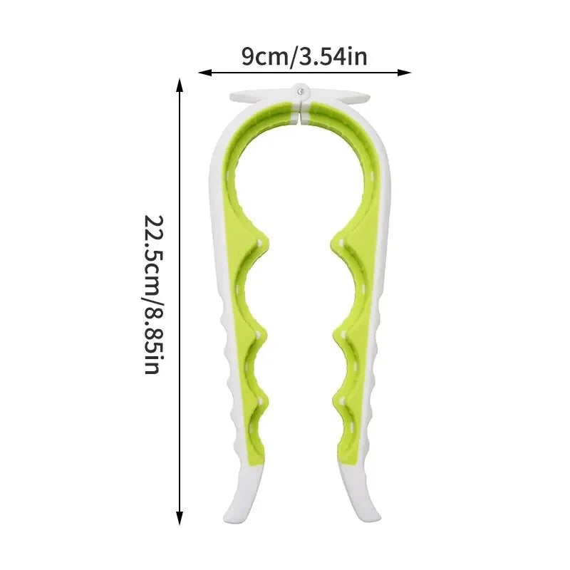 4-in-1 Multifunction Bottle Can Jar Opener Anti Slip Aluminium Tool