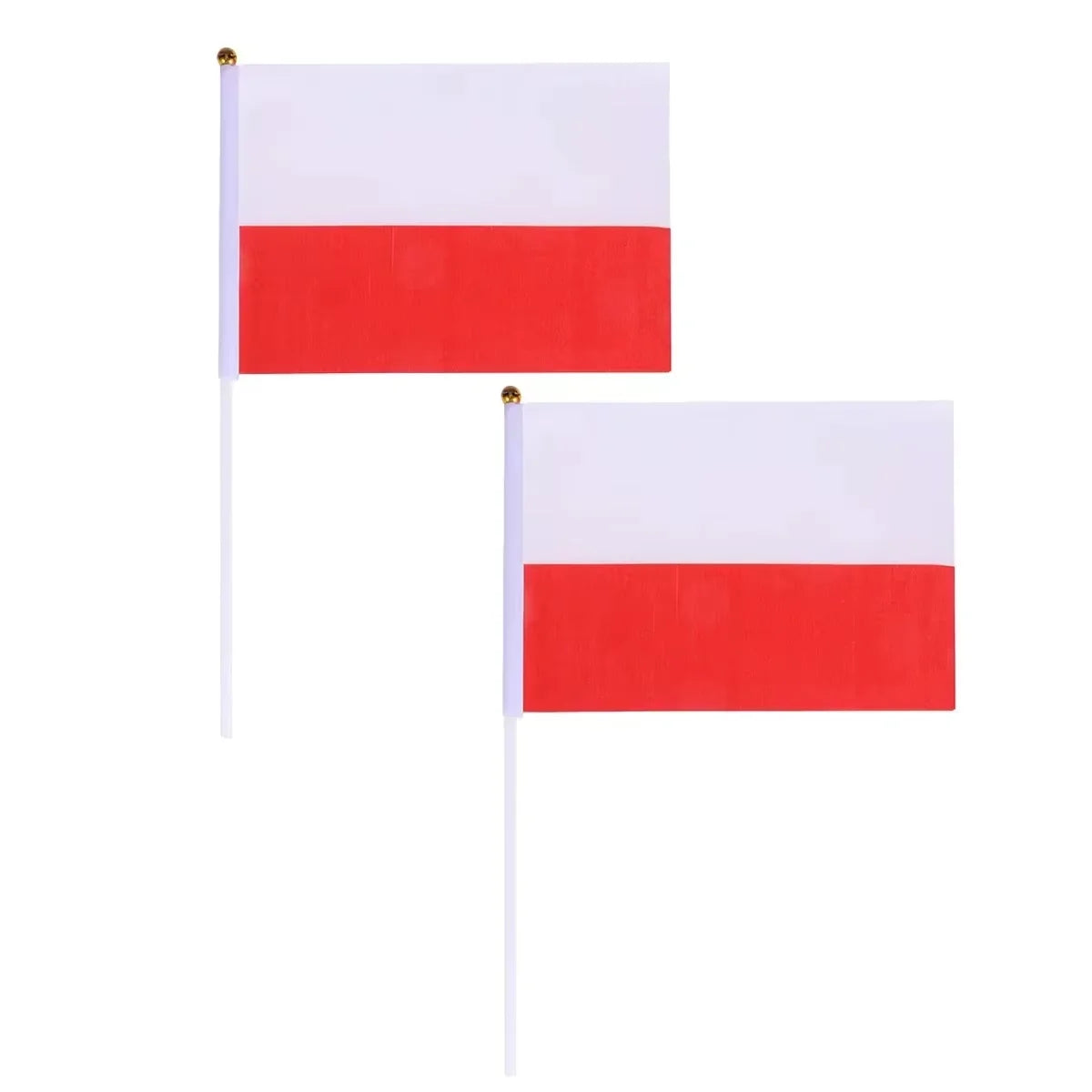 Oscam Lines Poland Flag - 14x21cm White & Red European Polish Flag