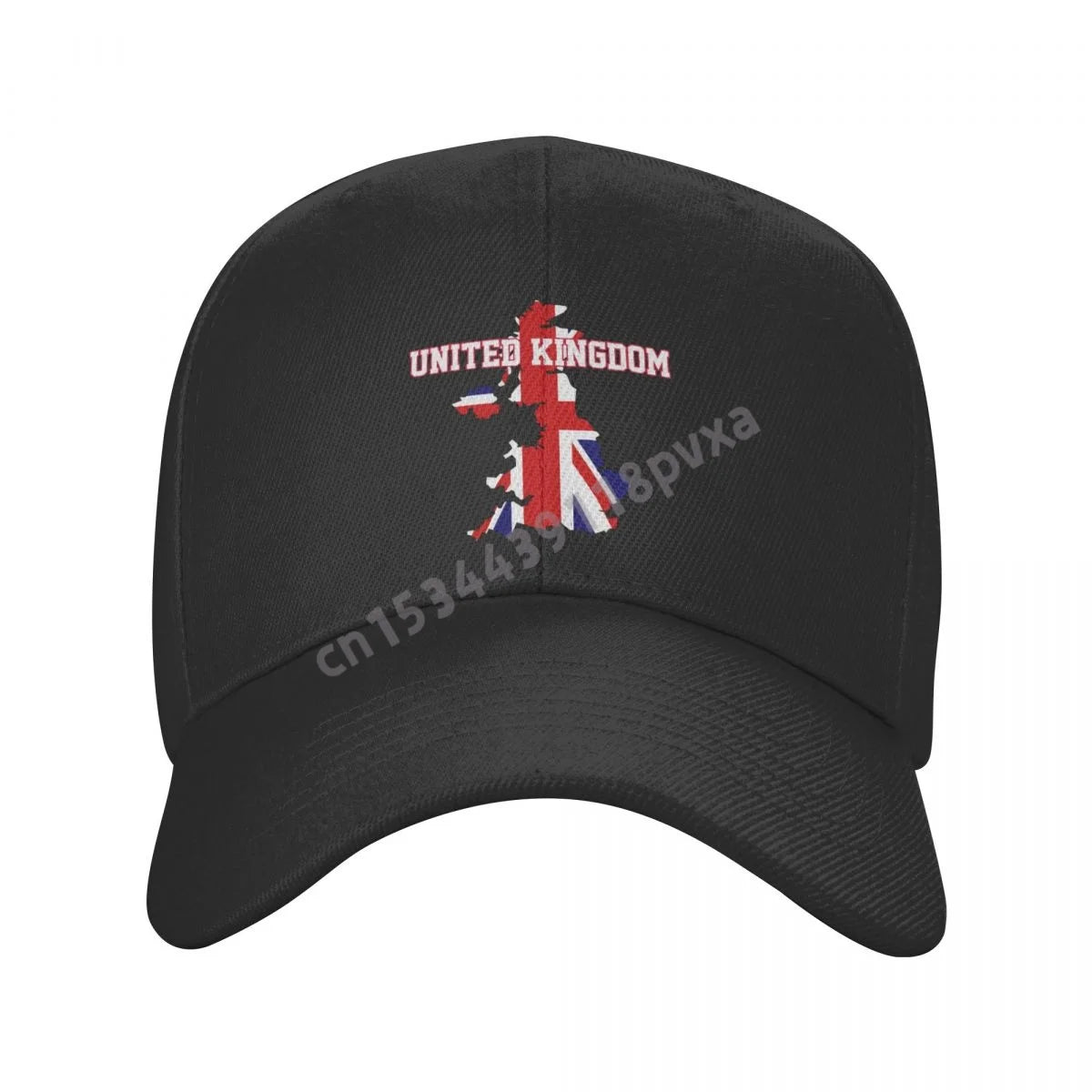 UK Flag Baseball Cap Adjustable Cotton Unisex Casual Outdoor Hat