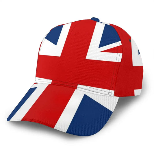 UK British Flag Baseball Cap Adjustable Unisex Casual Outdoor Hat