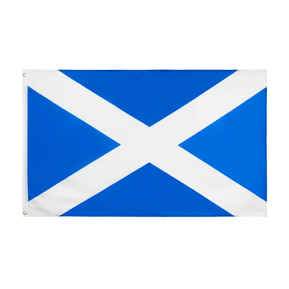Scotland Flag 90×150 cm – Saint Andrew Cross Banner Pennant Polyester Decoration