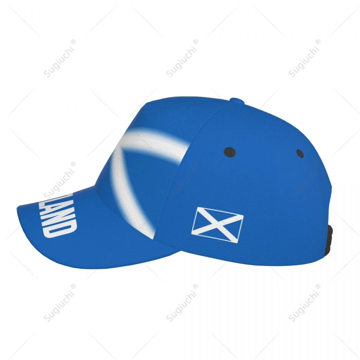 Scotland Flag Baseball Cap 3D Print Adjustable Unisex Casual Sports Hat