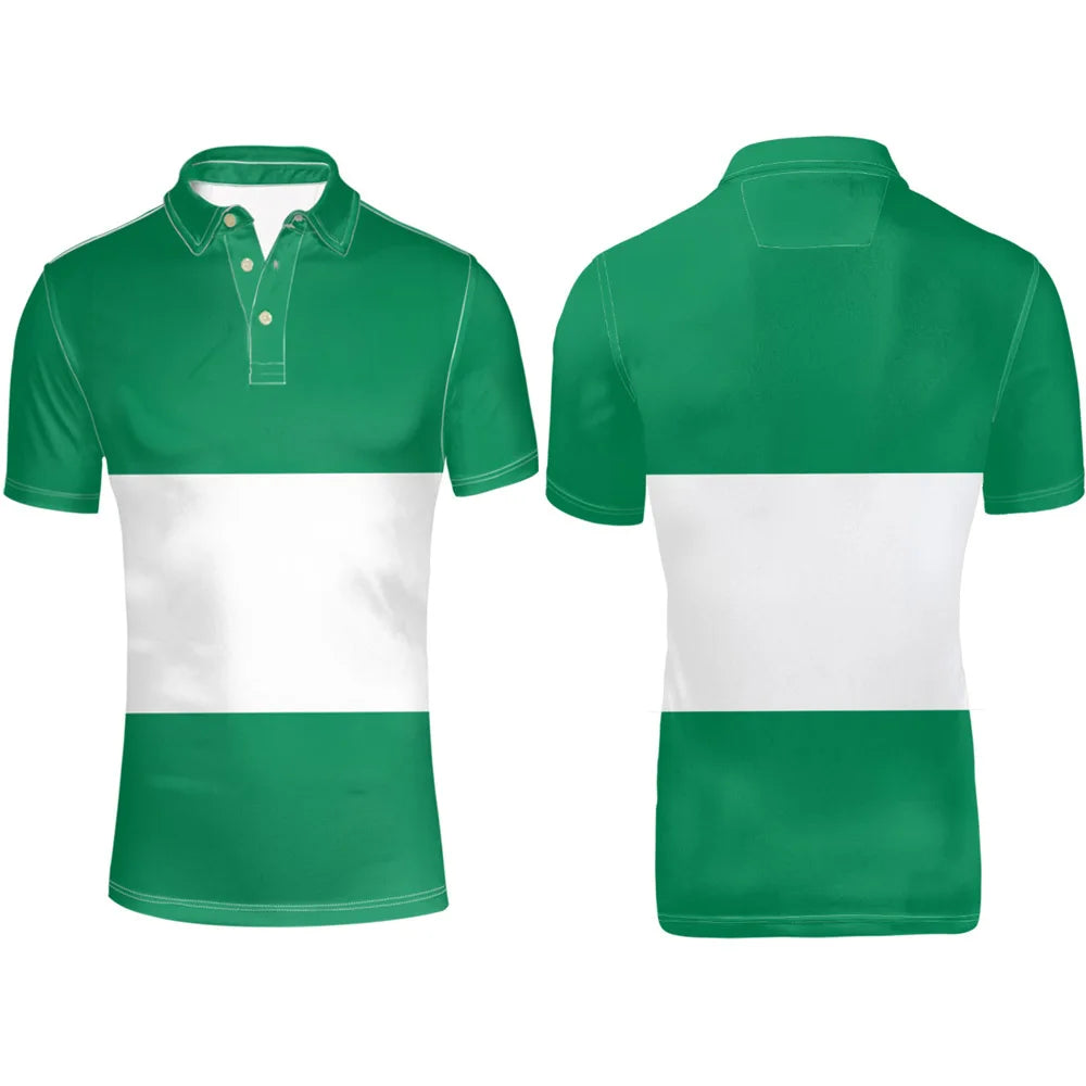 Nigeria Flag & Team Logo T-Shirt – Lapel Flag Travel Tee