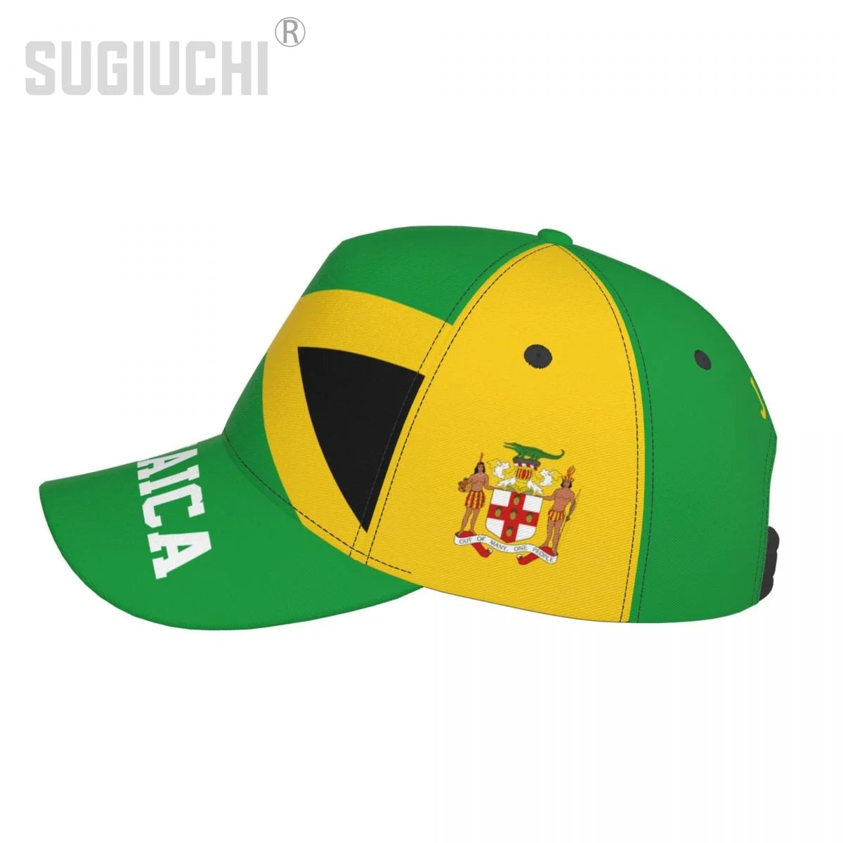 Unisex Jamaica Flag Baseball Cap - Patriotic Hat for Soccer & Baseball Fans
