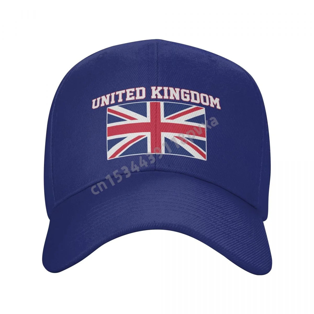 UK Flag Baseball Cap Adjustable Cotton Unisex Casual Outdoor Hat