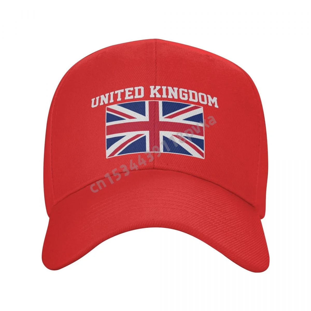 UK Flag Baseball Cap Adjustable Cotton Unisex Casual Outdoor Hat
