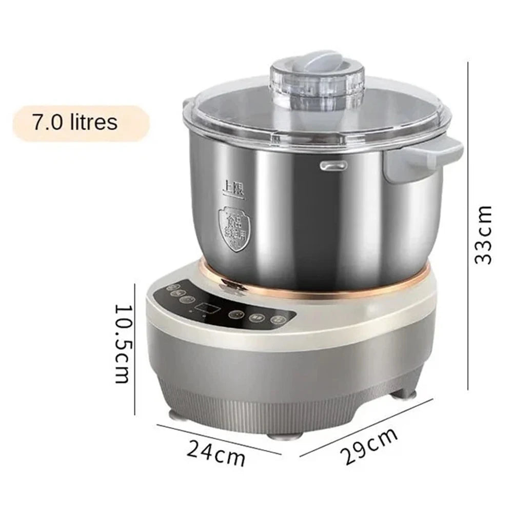 200W Electric Dough Mixer Stand Kneading Machine 5L/7L Stainless Bowl