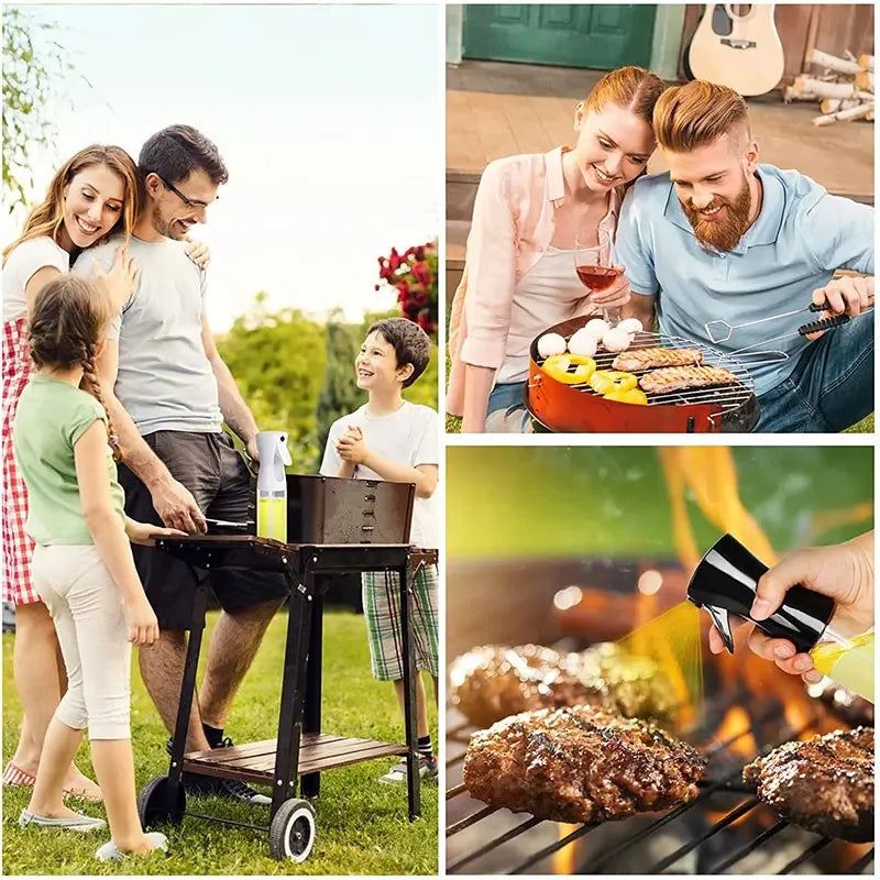 Oil Spray Bottle Cooking Mist Sprayer BBQ Olive Oil Kitchen Dispenser