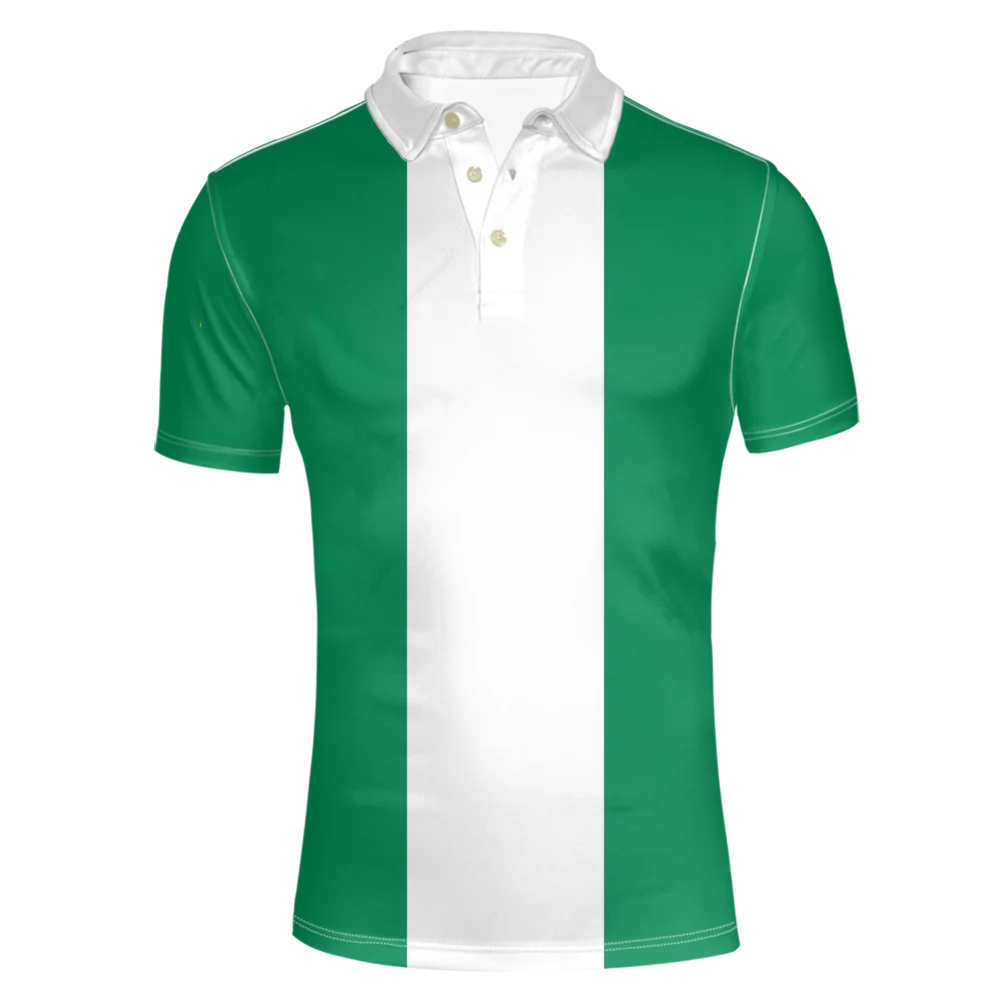 Nigeria Flag & Team Logo T-Shirt – Lapel Flag Travel Tee