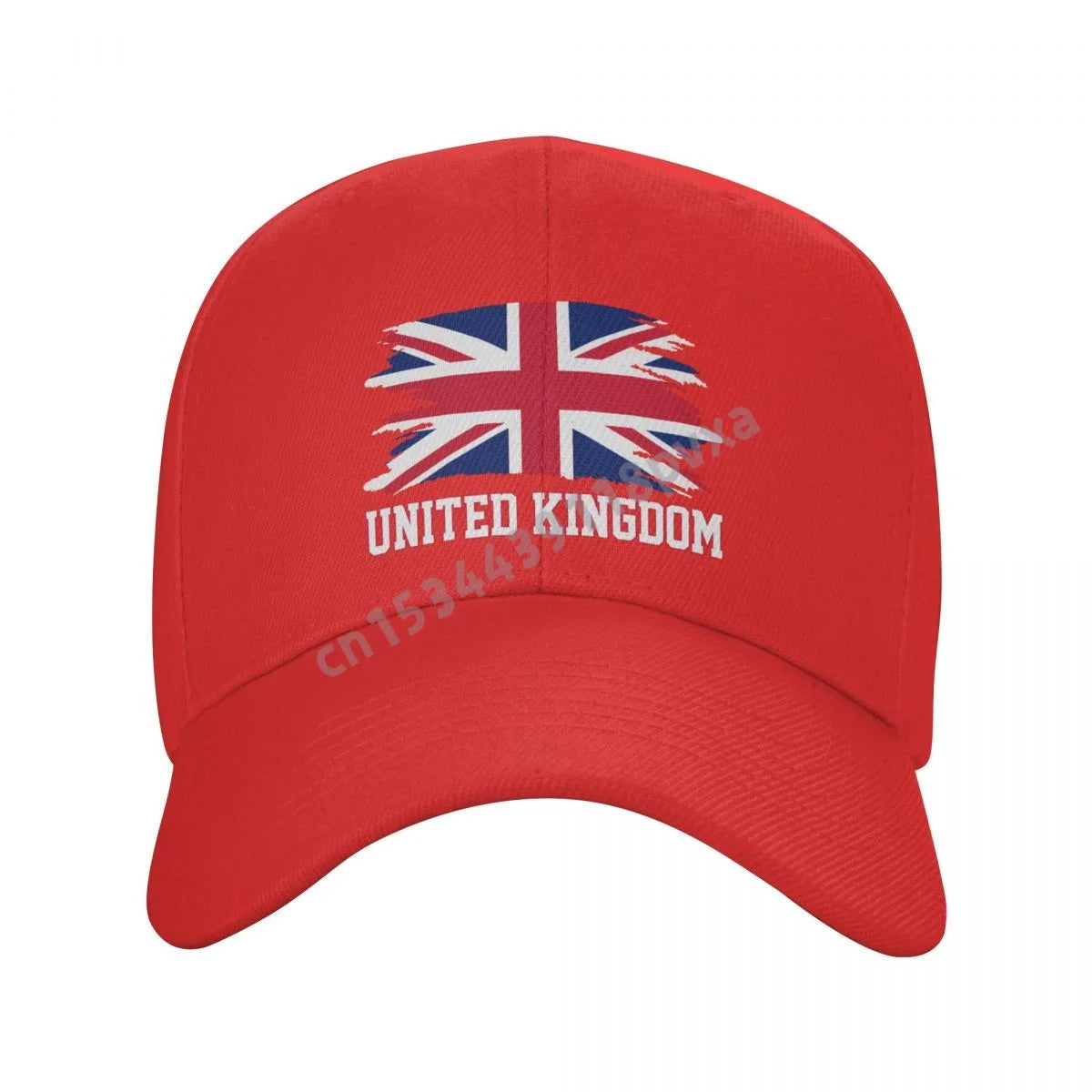 UK Flag Baseball Cap Adjustable Cotton Unisex Casual Outdoor Hat