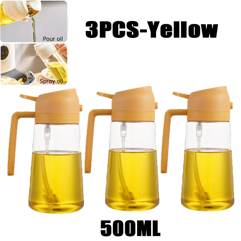 Oil Spray Bottle Cooking Mist Sprayer BBQ Olive Oil Kitchen Dispenser