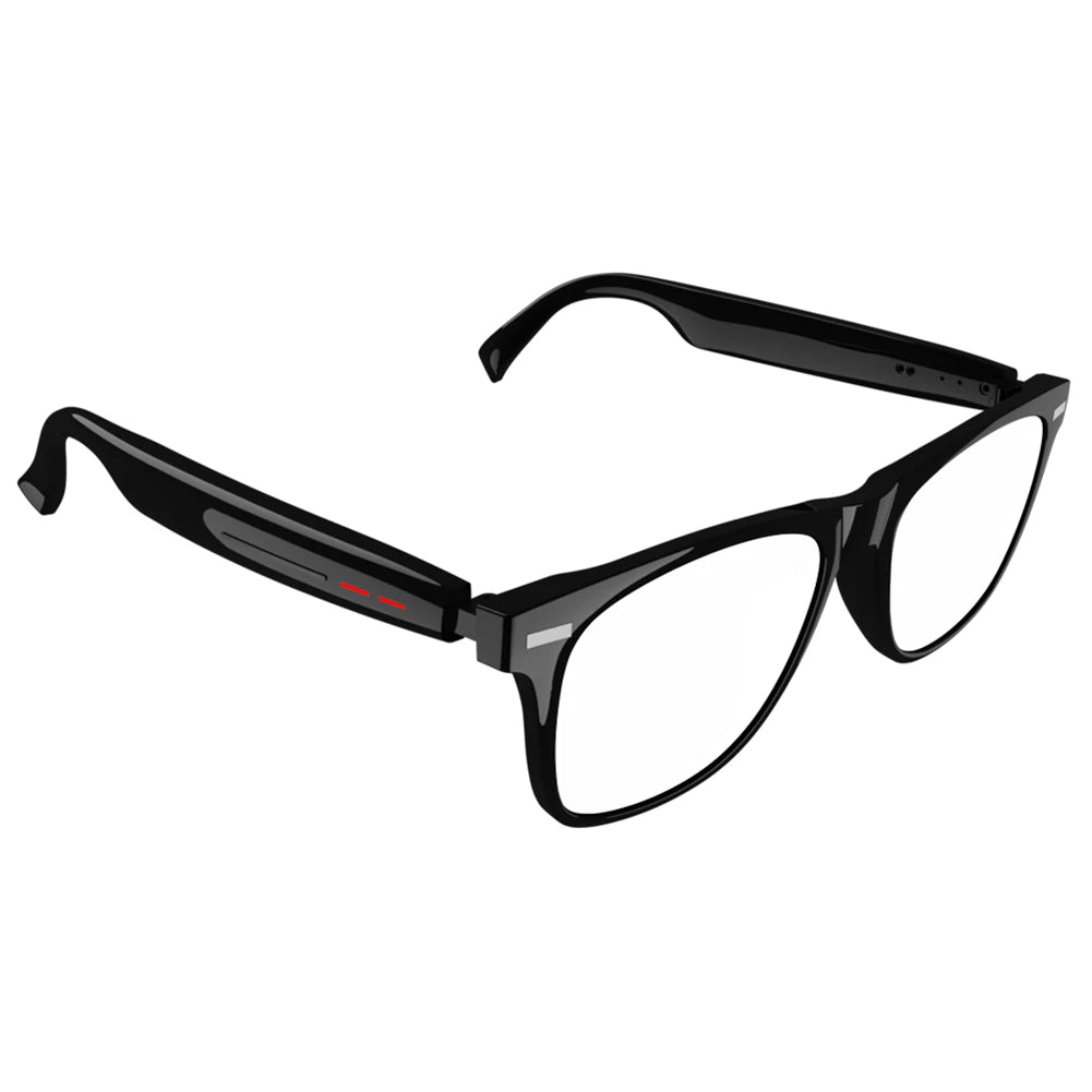 Smart Glasses with AI Voice Assistant – Camera, Mic & Open-Ear Speakers
