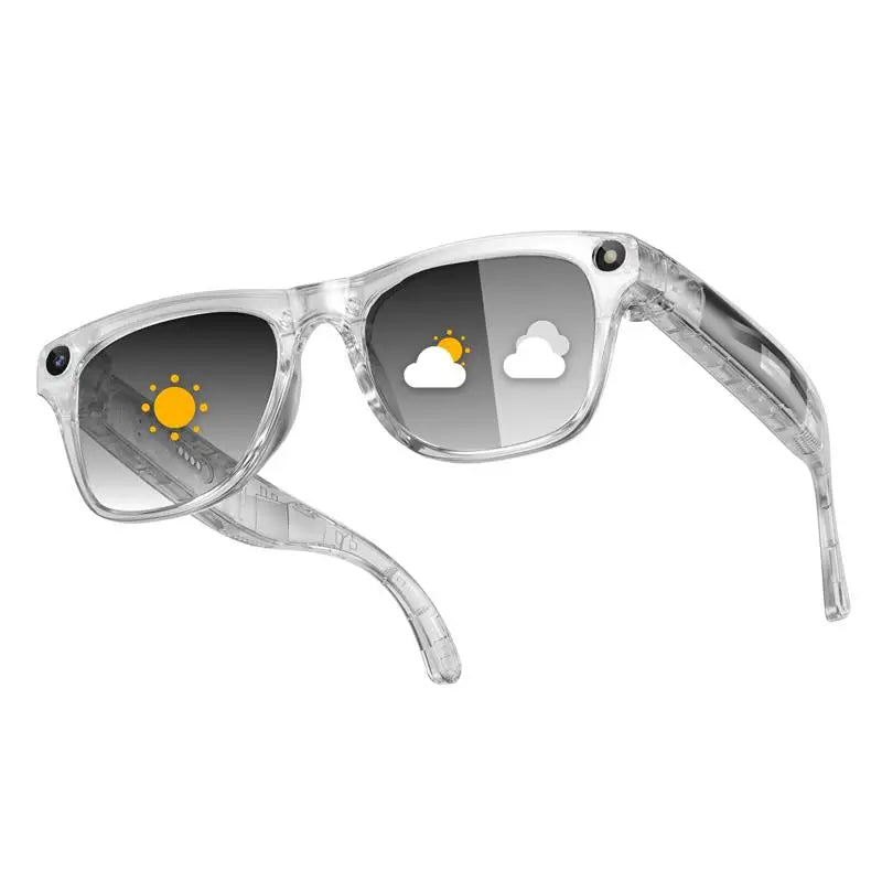 Smart Bluetooth AI Glasses HD Camera Voice Assistant Music Recording